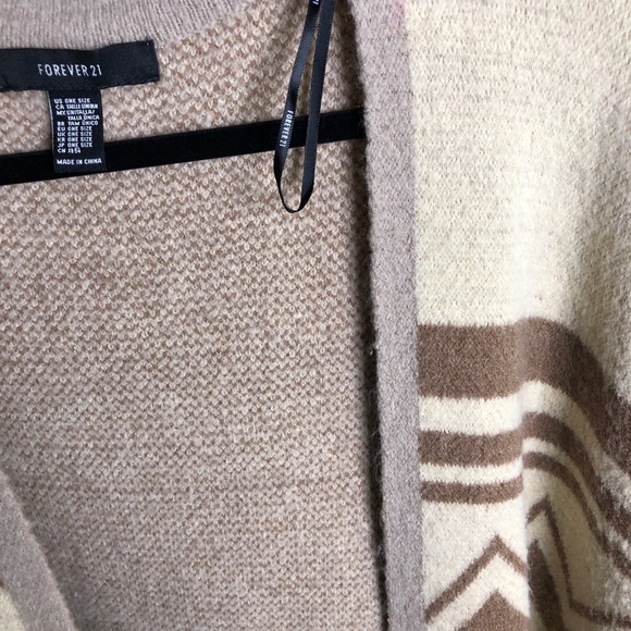 FOREVER 21 Oversized Women's Cape Poncho -Size OS - Picture 9 of 15